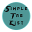 SimpleTabList 1.9  logo
