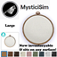 Cottage Living Large Cross-stitch Hoop Inventoryable & Sits On Any Surface logo