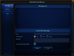 Extended Chat Macros