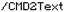 CMD2Text logo