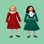 Kit and Ruthie's Holiday Outfits logo