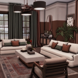 Burgundy living