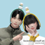 Snowman earmuff set (2 versions) logo