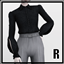 Dorsey Blouse - Black Couture logo