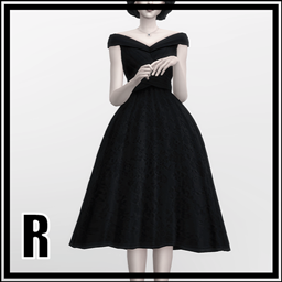 Fascienne Ball Dress - Black Couture