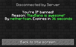 MaxBans