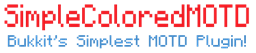 SimpleColoredMOTD logo