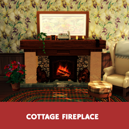 Cottage fireplace logo