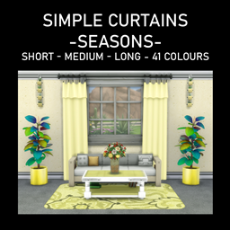 Simple Curtains Recolours - 3 Sizes - Seasons Required project image