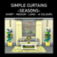 Simple Curtains Recolours - 3 Sizes - Seasons Required logo