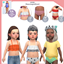 Toddler seasons swimwear top & bottom logo