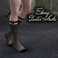 Ebony Garter Socks (Obsidian Obsessions Collection) logo