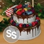 Creamy Chocolate Cake with Berries logo