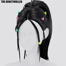 Butterfly hair clips logo