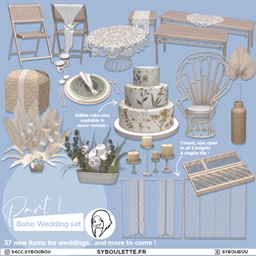 Boho wedding set part 1 (2022)
