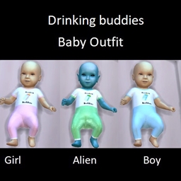 Drinking buddies baby outfit