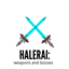 halerai: weapons and bosses logo