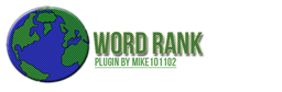 WordRank logo