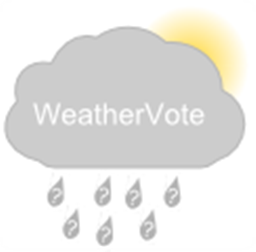 WeatherVote logo