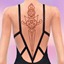 Kuromi Sword Tattoo logo