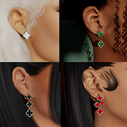 Luxe Clover Earrings