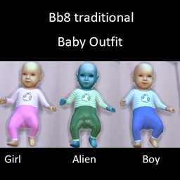 Bb8 traditional baby outfit