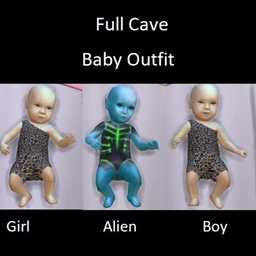 Full cave baby outfit