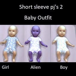 Short sleeve pj's 2 baby outfit