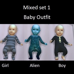 Mixed set 1 baby outfit