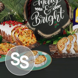 English Fruit Cake and Christstollen
