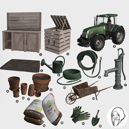 A la ferme part 6: The garden (2021) logo