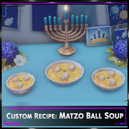 Custom Recipe: Matzo Ball Soup