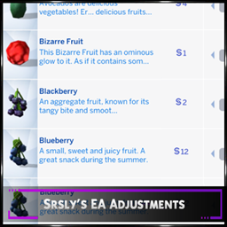 Srsly's EA Adjustments