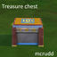 Treasure chest from Jungle adventures logo