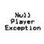 Null Player Exception logo