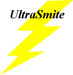 UltraSmite --A New Form of Lightning!-- logo
