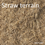 Straw terrain logo