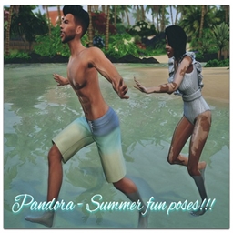 Couple Summer fun poses