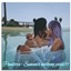 Couple Summer walking poses logo