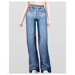 Long Baggy Jeans Pants logo