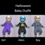 Halloween baby outfit logo