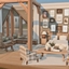 Cozy country bedroom logo