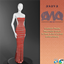 Asava’s - Custom Made Mermaid Gown in Red with Crystal Embroidery logo