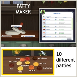 Patty Maker and Burger Patty