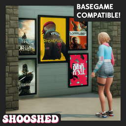 Simified game posters Megapack (Base game) - Files - The Sims 4 Build ...