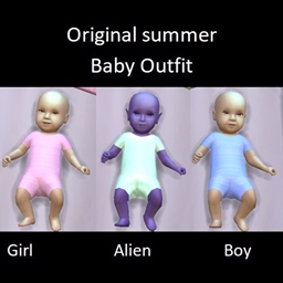 Original summer baby outfit