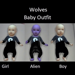 Wolves baby outfit