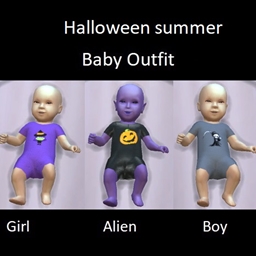 Halloween summer baby outfit