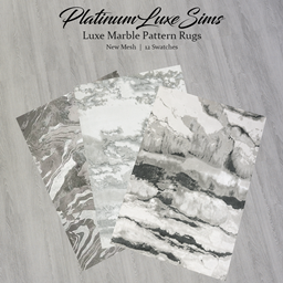 Luxe Marble Pattern Rugs