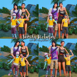 [Whimsyalien] Family Pictures || Pose Pack